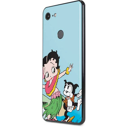 Betty Boop Surfing Google Pixel 3 XL Skin